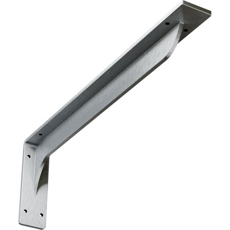 Ekena Millwork Embrey Steel Bracket, Unfinished 2"W x 20"D x 6 1/2"H BKTM02X20X06EBCRS